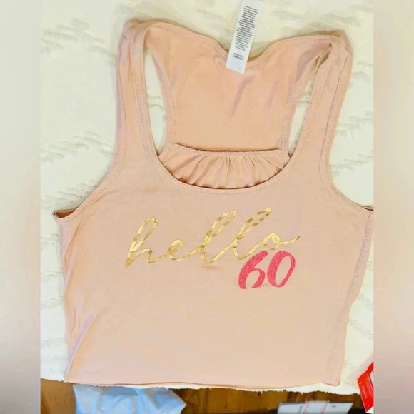 60th pink birthday tank top, sash and crown 👑 - Picture 3 of 10